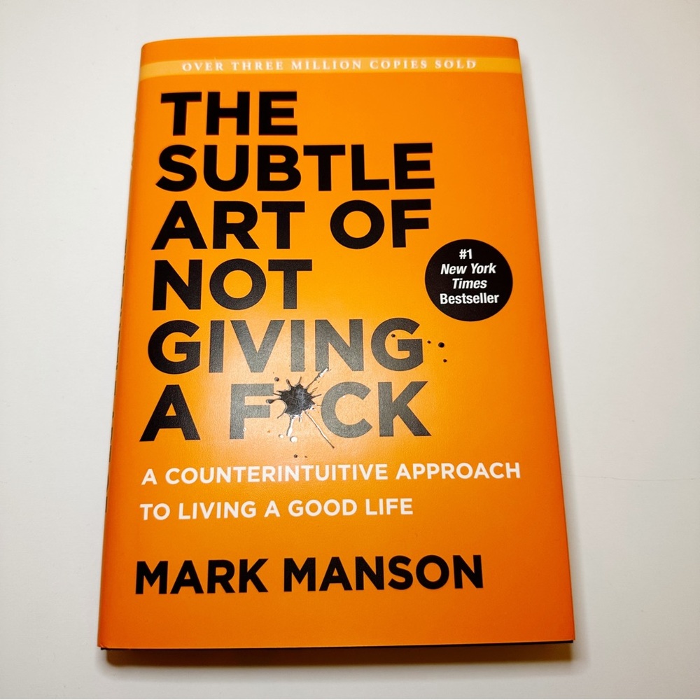 NWT “The Subtle Art of Not Giving a F*ck” Hardcover